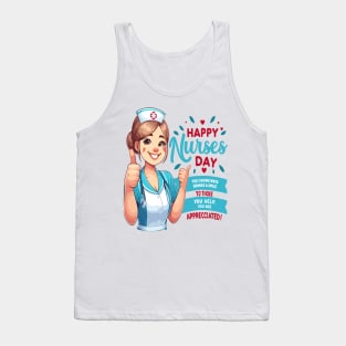 Joyful Thanks: Happy Nurses Day Tank Top